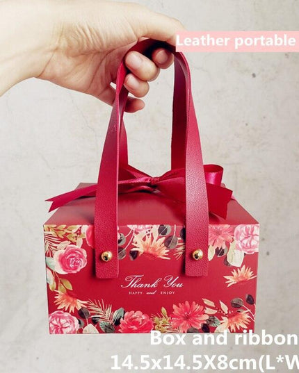 Chic Customizable Cake Box Set of 5 for Special Celebrations