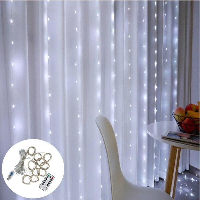 LED Fairy Lights Garland with Remote Control for Christmas Home Decor by 3M - 3M Length