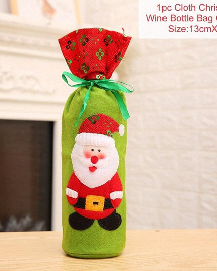 Holiday Cheer Wine Bottle Dress: Celebrate in Festive Elegance