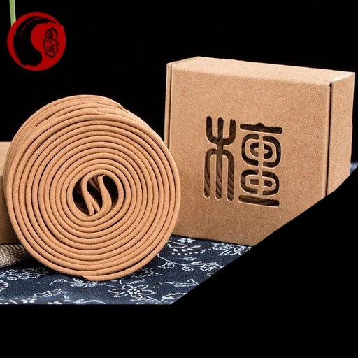 Top Oriental 1051 Sandalwood Paper Box Set Zen Disc Incense 20 Pieces/box 2 Hours/4 Hours Sandalwood Improve Sleep Refreshing - Très Elite
