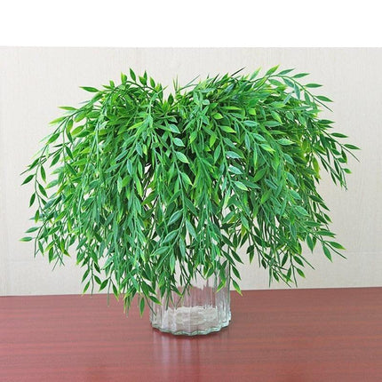 Tranquil Beauty: Lifelike Willow Leaf Bouquet for Elegant Home Decor