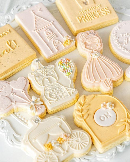 Whimsical Princess Castle Cookie Press Set