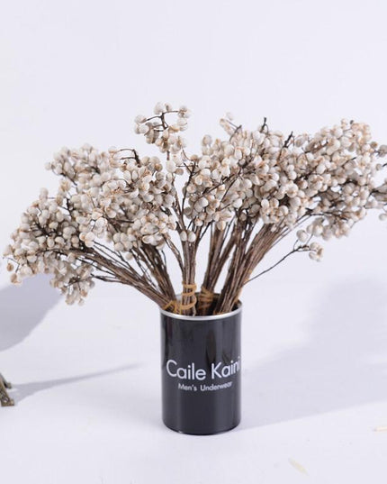 Charming Dried Floral and Fruit Centerpiece - 30cm Artisan Bouquet