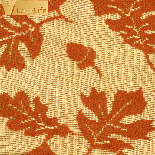 Add a touch of elegance to your table with Maple Leaf Lace Table Runner - Perfect for Fall Dinner Parties - Très Elite