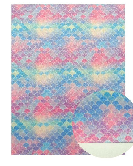 Glistening Ocean Blue Glitter Fabric: Unleash Your Creative Glamour