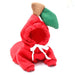 Cute Fruit Dog Coat Hoodies Fleece Pet Dogs Costume Jacket-Pet Supplies›Dogs›Apparel & Accessories›Cold Weather Coats-Très Elite-Red-XS-Très Elite