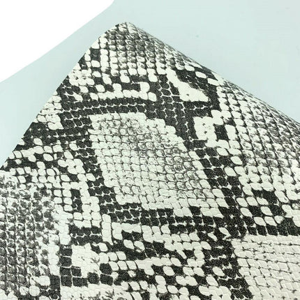 Serpentine Snakeskin Faux Leather Crafting Set - Create Trendy DIY Projects with Ease