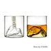 Elevate Your Drinking Experience with the Japanese Alps Glacier Whiskey Glass Set in an Elegant Wooden Box