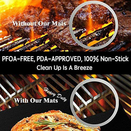 Ultimate Non-Stick Reusable BBQ Grill Mat for Healthier Outdoor Cooking