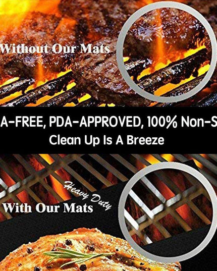 Ultimate Non-Stick Reusable BBQ Grill Mat for Healthier Outdoor Cooking