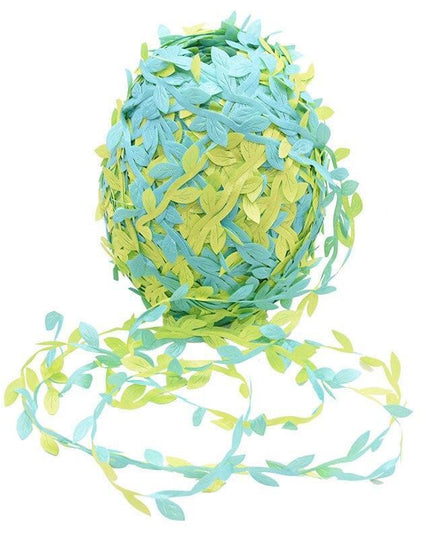 Nature-Inspired Green Ivy Vine Ribbon: Elevate Your Crafting and Decor with a Touch of Elegance