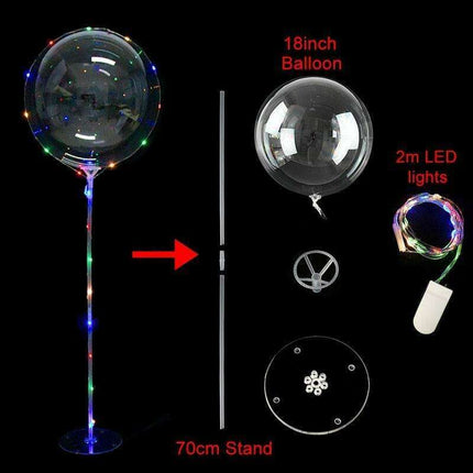 Illuminated Bobo Balloon Wonderland Display for Enchanting Celebrations
