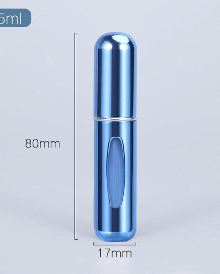 5ml Luxury Travel Perfume Atomizer: Stylish Aluminum Fragrance Sprayer for Sophisticated Journeys