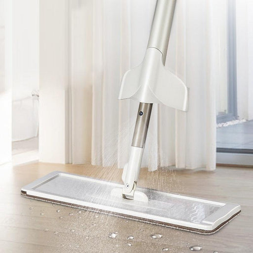 Stainless Steel 2in1 Mop Kit with Hands-Free Scraper and Spray Function