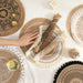 Sophisticated Circular Linen Table Mat for Chic Dining