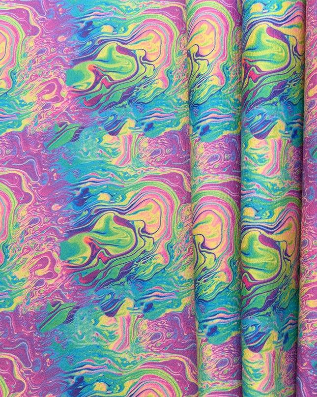 Vibrant Floral and Rainbow Synthetic Leather Crafting Set: Unlock Your Creativity