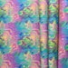 Rainbow and Floral Synthetic Leather Fabric: Crafting Creativity Unleashed