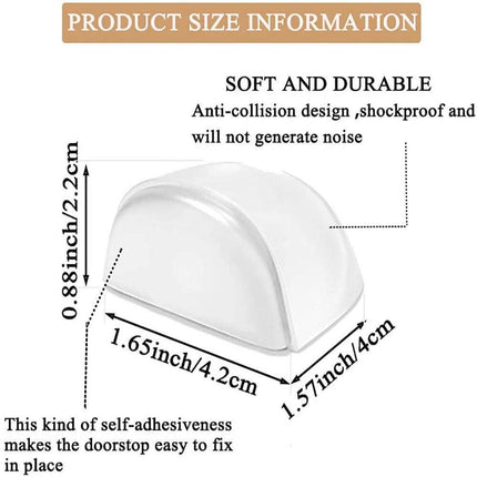 Invisible Wall Protection Door Stopper Set - 4 Pack