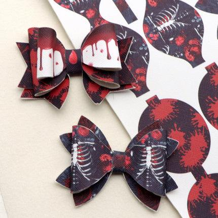 Spooky Season Cartoon Leather DIY Craft Kit: Creative Project Bundle