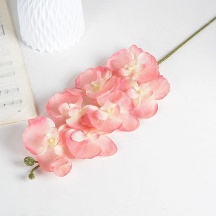 Orchid Splendor: Luxurious Silk Floral Arrangement for Stylish Living