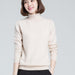 Sophisticated Winter Charm: Premium Cashmere & Wool Turtleneck Pullover for Women | Elegant Knit Sweater