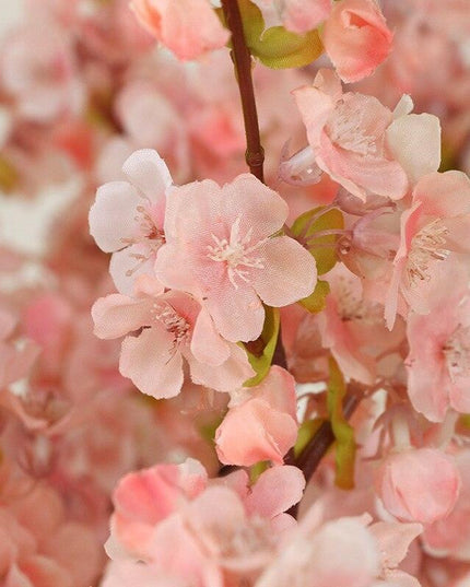 Lifelike Cherry Blossom Silk Floral Arrangement Kit - DIY Elegant Blooming Decor Set