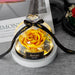 Captivating Glass Rose Lamp in Elegant Dome - A Cherished Emblem of Love