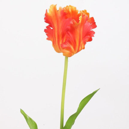 Luxurious Parrot Tulip Silk Flowers - Exquisite Artificial Blooms for Special Occasions