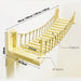 Cat Bridge Climbing Frame: Wall-Mounted Wood Cat Tree House with Hammock & Scratching Post