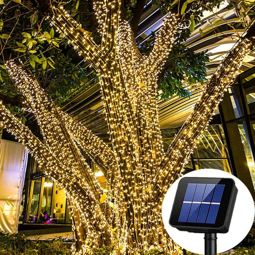 Enchanting Solar-Powered Fairy Lights for Magical Outdoor Atmosphere