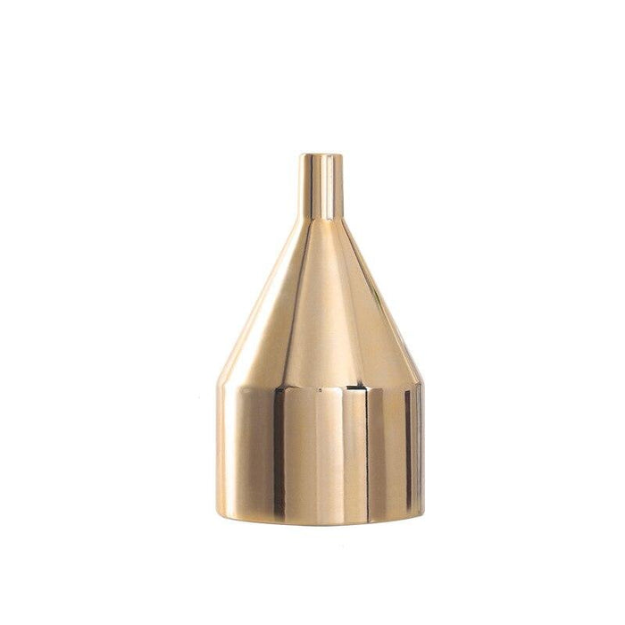 Nordic Elegance: Ceramic Vase with Opulent Gold Finish for Modern Home Decor