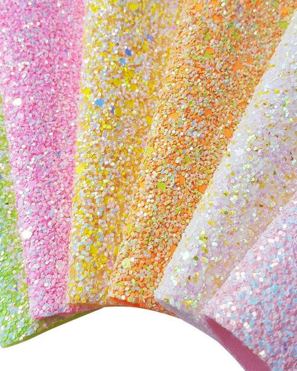 Glittering Chunky PU Leatherette: The Ultimate DIY Crafting Companion