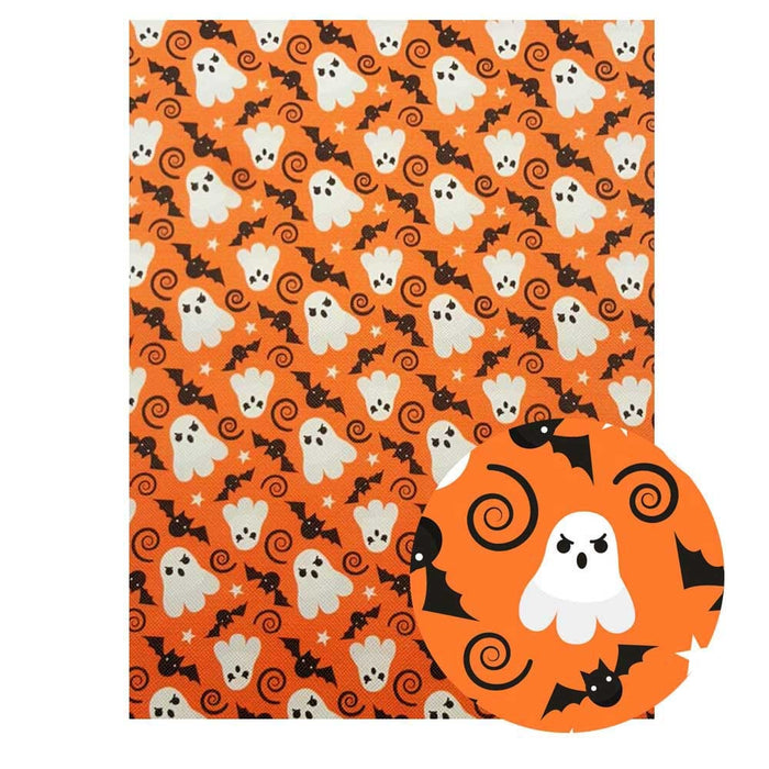 Spooky Halloween Printed Faux Leather Sheets - Crafting Must-Have 🎃