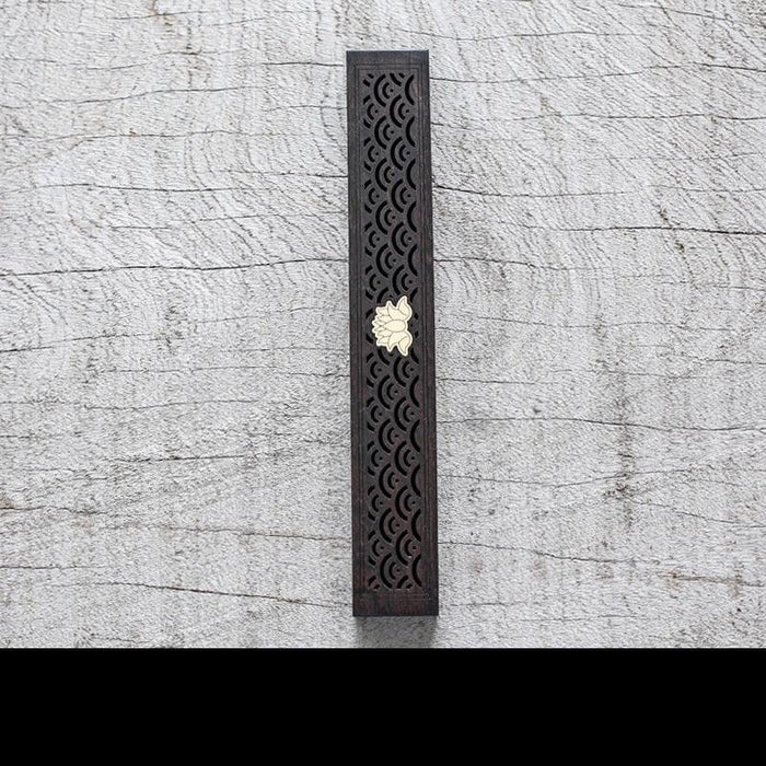 Exquisite Handcrafted Wooden Incense Holder with Aromatherapy Essence