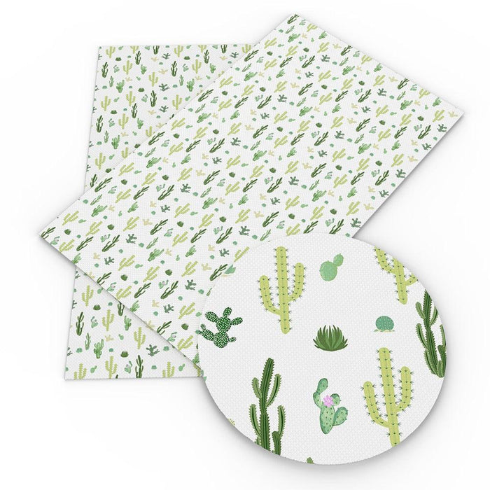 Floral Elegance Synthetic Leather Crafting Sheets - Creative Essentials
