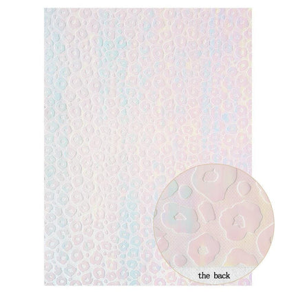 Colorful Leopard Print Faux Leather Craft Sheets - DIY Creativity Kit, 22*30CM