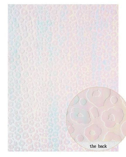 Colorful Leopard Print Faux Leather Craft Sheets - DIY Creativity Kit, 22*30CM