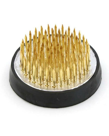 Elegant Brass Kenzan Tool for Exquisite Floral Arrangements