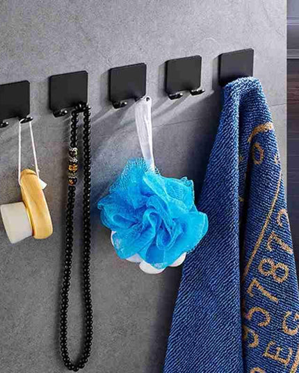 Chic Stainless Steel Razor Organizer with Waterproof Adhesive - Effortlessly Declutter Your Space