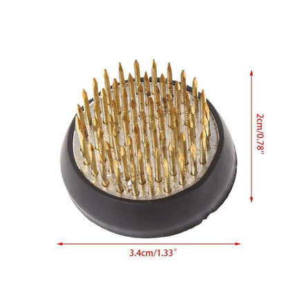 Sophisticated Round Kenzan Flower Frog Set for Exquisite Floral Creations