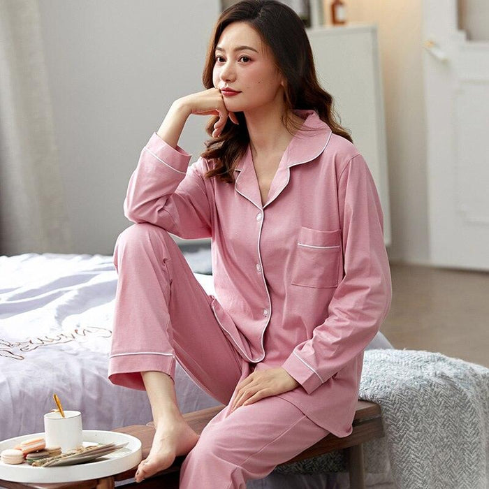Spring Blossom Cotton Lounge Set for Women