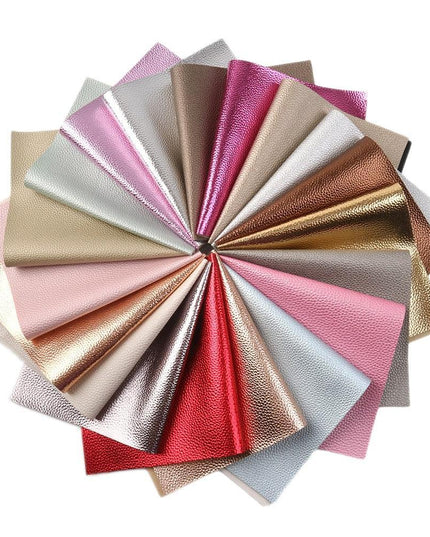 Elegant Lychee Hollow Synthetic Leather for Creative Masterpieces