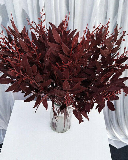 Opulent Silk Willow Arrangement - Refined Foliage for Elegant Spaces