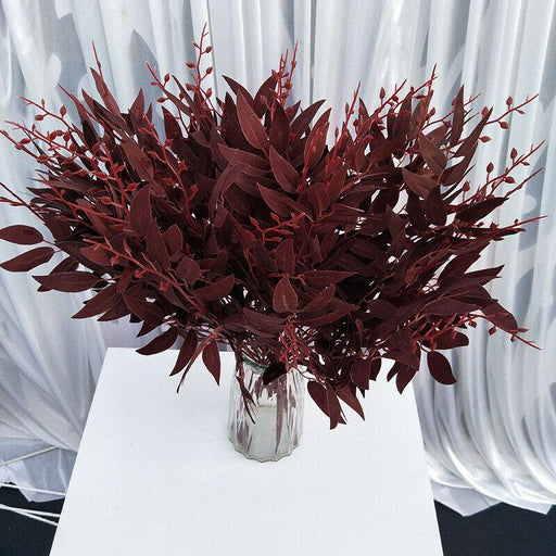 Luxurious Silk Willow Bouquet: Exquisite Foliage for Elegant Spaces