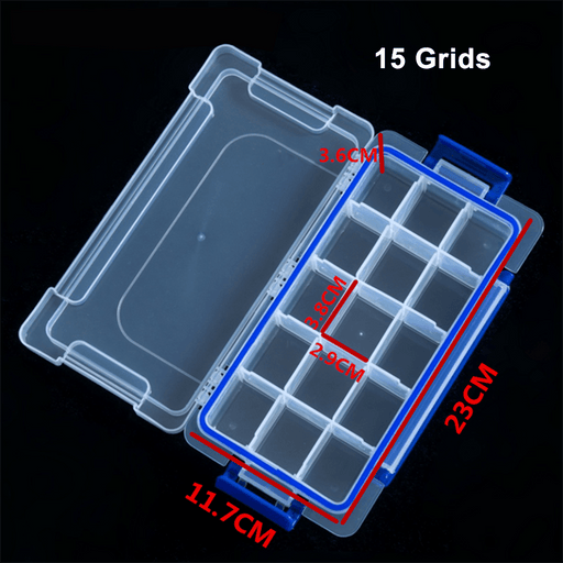 Adjustable Plastic Storage Box with Customizable Compartments for Organized Essentials