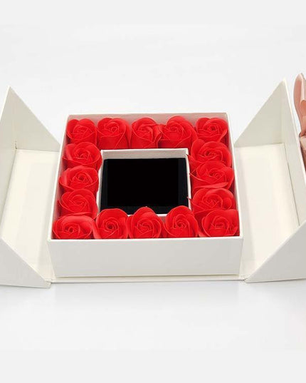 Romantic Soap Rose Gift Box - A Floral Elegance Experience