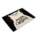 Black Cat Design Cotton Linen Placemats - Stylish Table Protection