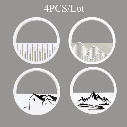 Sleek Round Acrylic Wall Planter for Contemporary Succulent Display