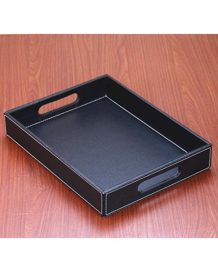 Stylish Wooden Rectangular Serving Tray for Elegant Dining Experiences