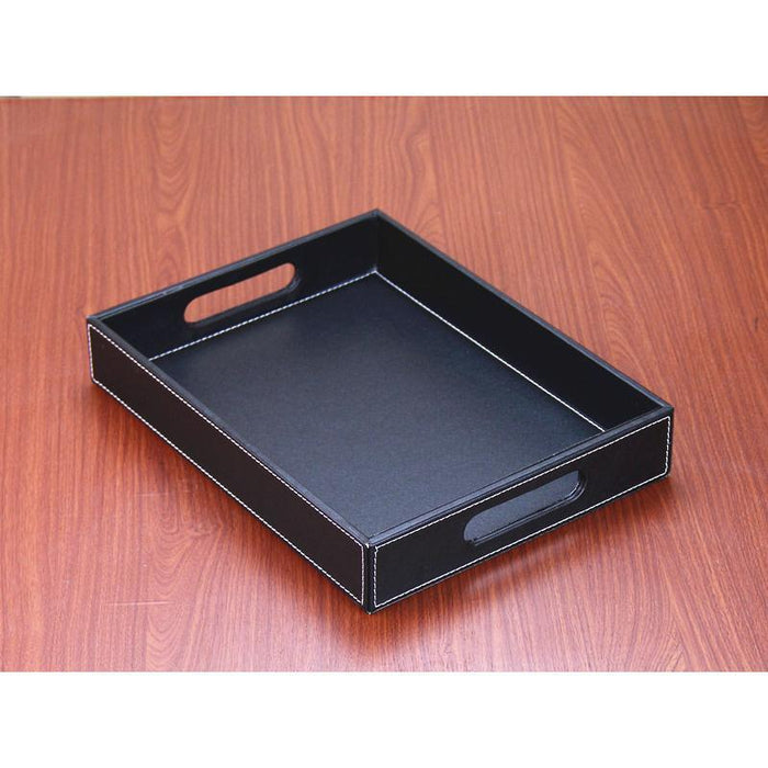 Stylish Wooden Rectangular Serving Tray for Elegant Dining Experiences